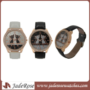 Aleación Moda Dama Relojes con estilo Reloj de vestir Mujer Diamante en caja de reloj